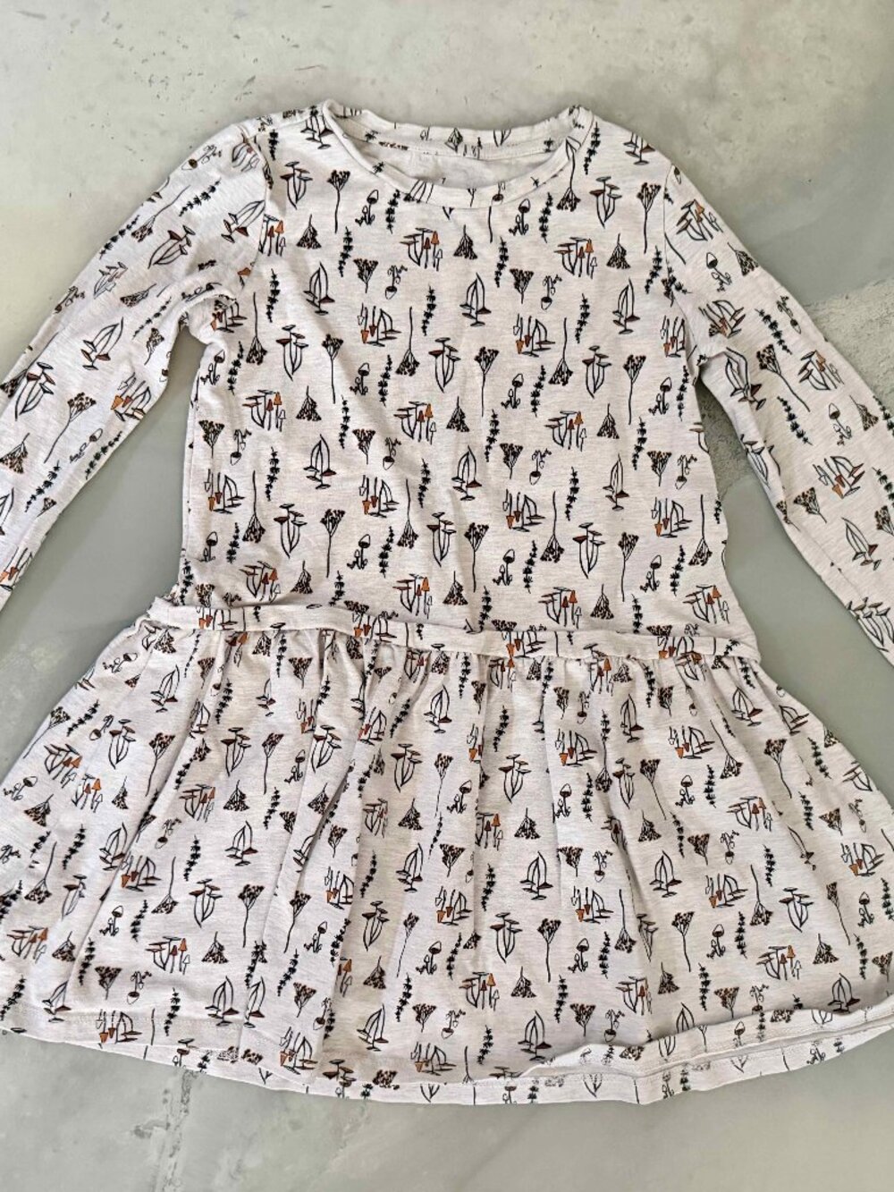 Dress 7T Mushrooms